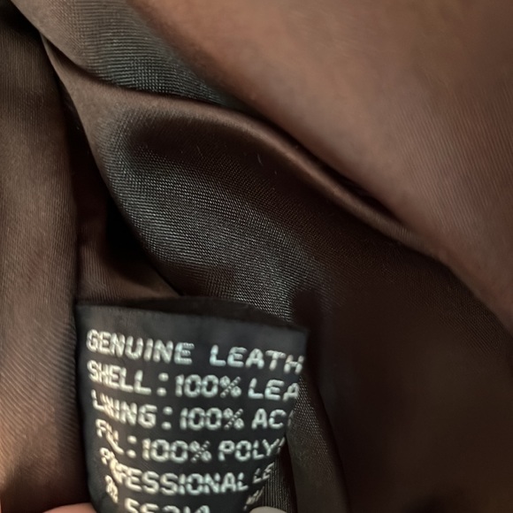 Mens Couture by J Park leather jacket. - Picture 5 of 8